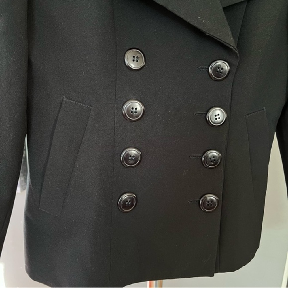 🍓🍕🪻CLOSEOUT Y2K CATALYST blazer military buttons exaggerated collar 2P CLOSEOUT - Picture 3 of 7